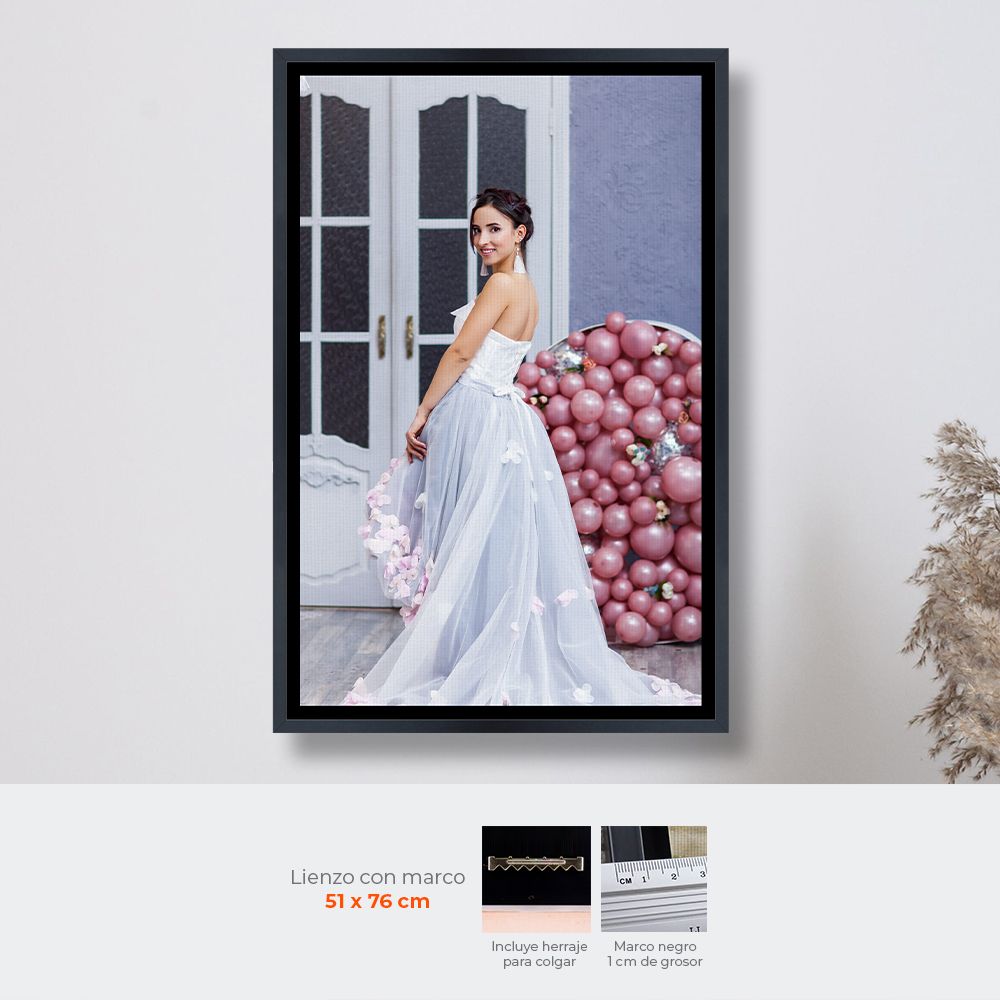 Lienzos Verticales con Marco