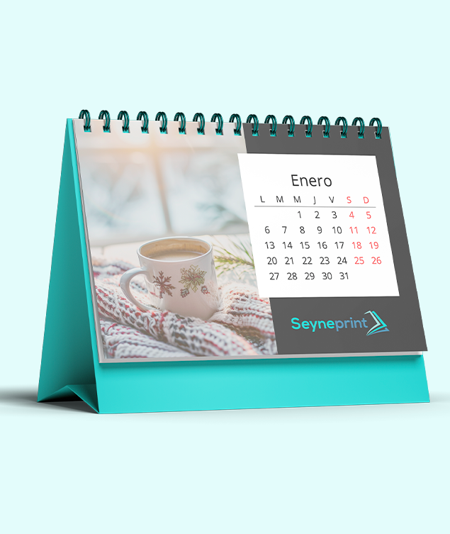 Calendario doble 28x21cm