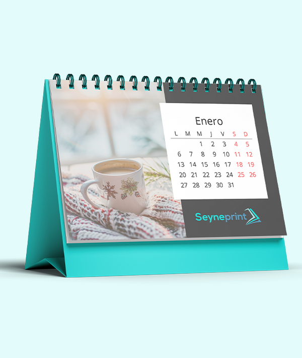 Calendario doble 28x21cm