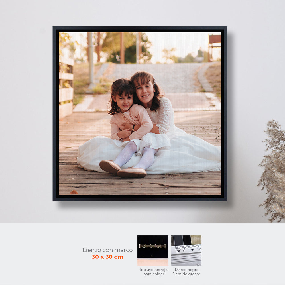 Lienzo en bastidor30x30cm