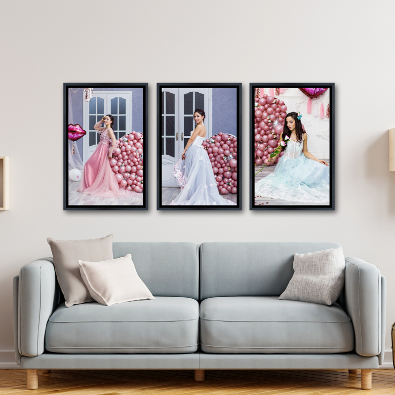 Lienzos Verticales con Marco