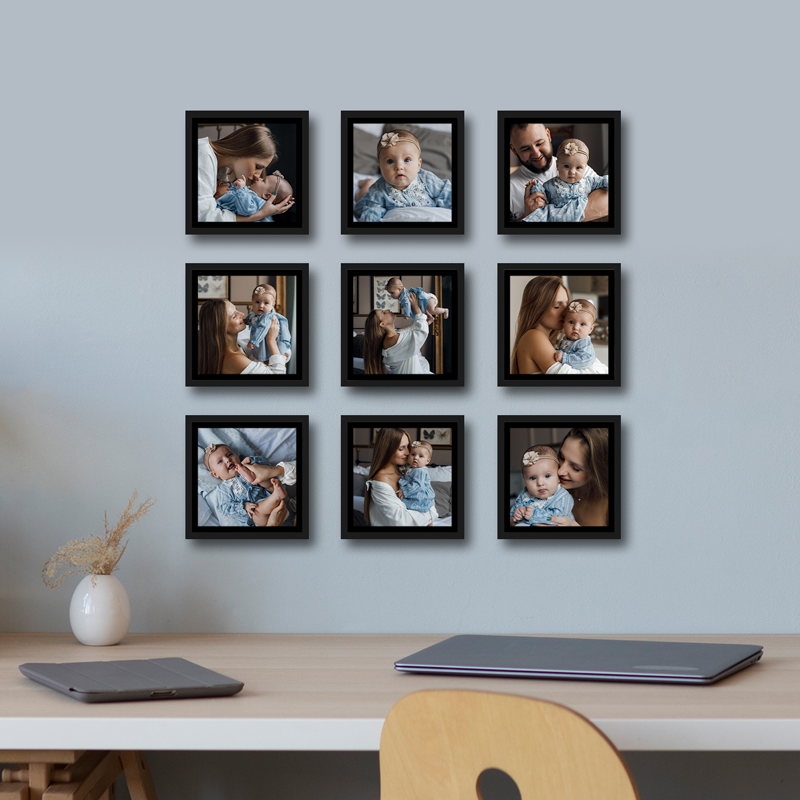 Paquete de 3 lienzos Mini con Marco